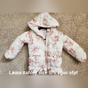 Laura Ashley Floral Hooded Coat